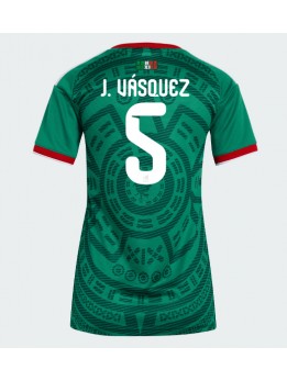 Billige Mexico Johan Vasquez #5 Hjemmedrakt Dame VM 2026 Kortermet Billige Mexico Johan Vasquez #5 Hjemmedrakt Dame VM 2026 Kortermet